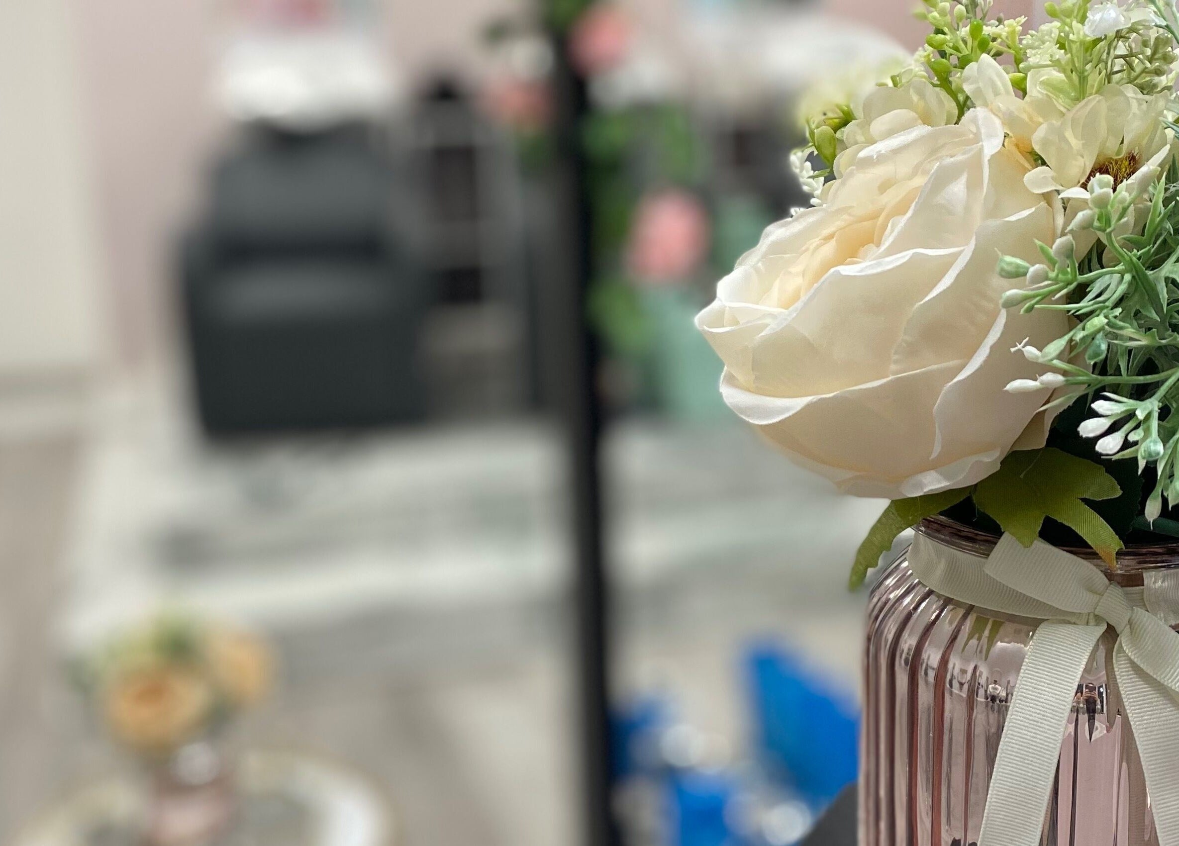 Elegant bouquet at Everleigh Hair Design, Dublin, County Dublin, IE, enhancing salon ambience.