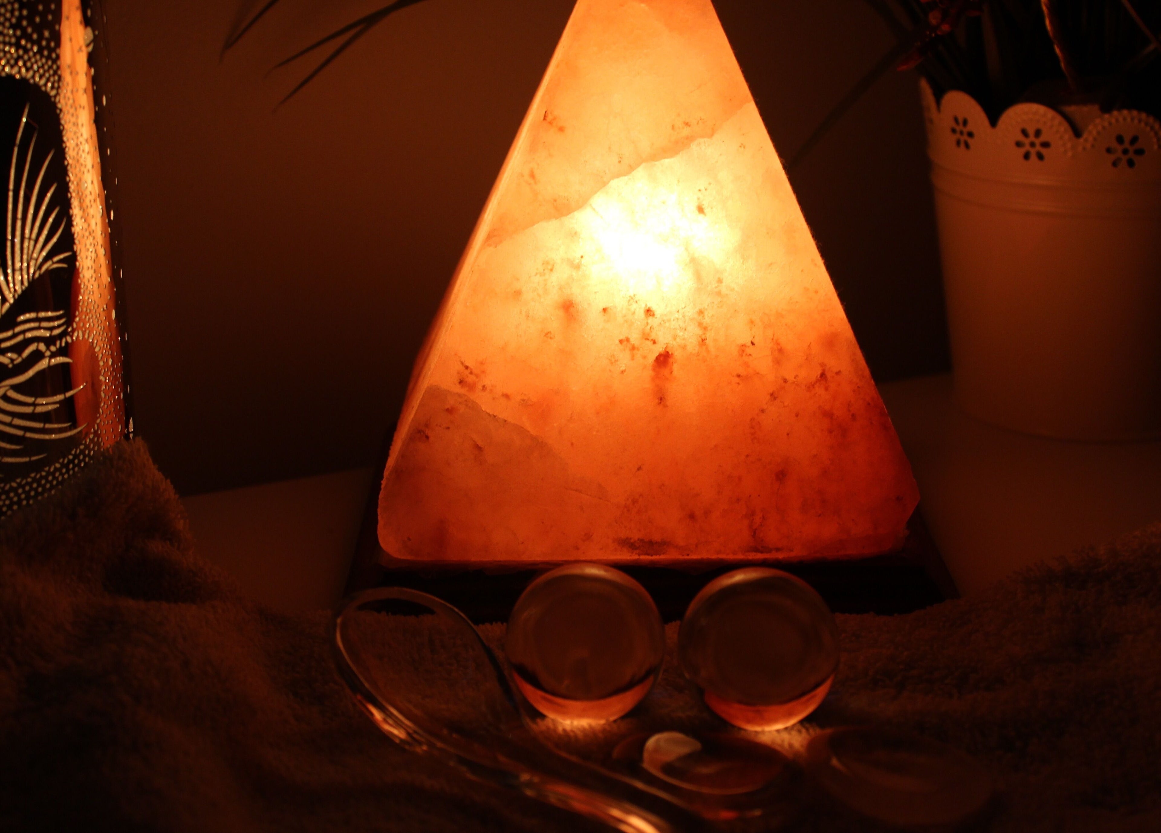 Warm Himalayan salt lamp at Skin Essentials & Neuro Reflexology Wexford, Wexford, County Wexford, IE.