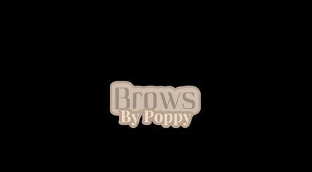 Brows By Poppy logo in elegant font, located in Brentwood, England, GB.
