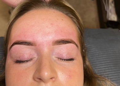 Freshly groomed eyebrows by Brows By Poppy in Brentwood, England, GB, highlighting precision and care.