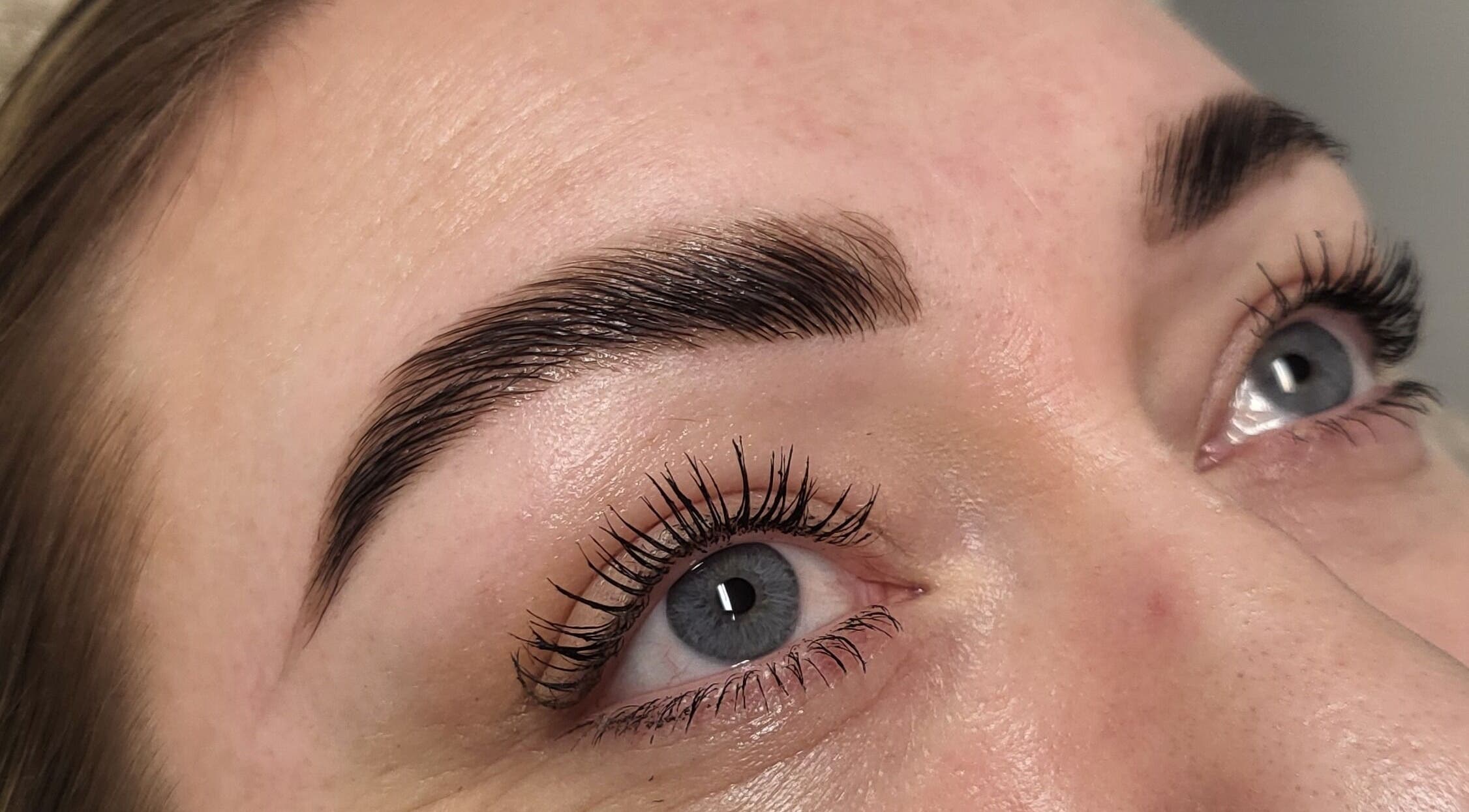 Expert brow shaping at Nicola Battle - The Little Brow Room in Scarborough, England, GB. Beautifully defined brows.