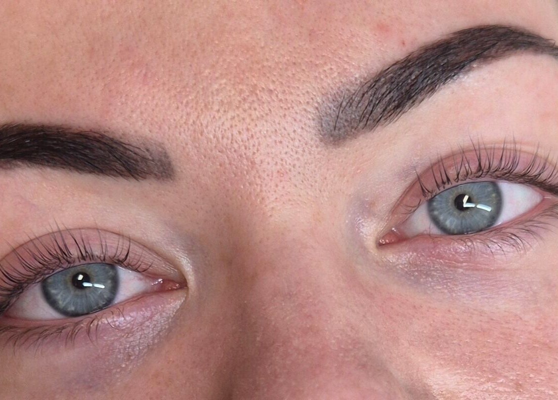 Stunning eyebrow and lash enhancement by Nicola Battle - The Little Brow Room, Scarborough, England, GB.