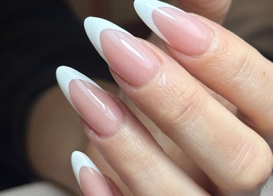 Stylish almond-shaped nails at Bespoke Nail & Lash By Tran, Fairfield Heights, New South Wales, AU.