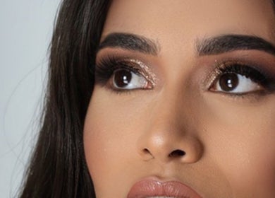 Elegant eye makeup at Art In Makeup, Il-fgura, MT, showcasing detailed artistry.