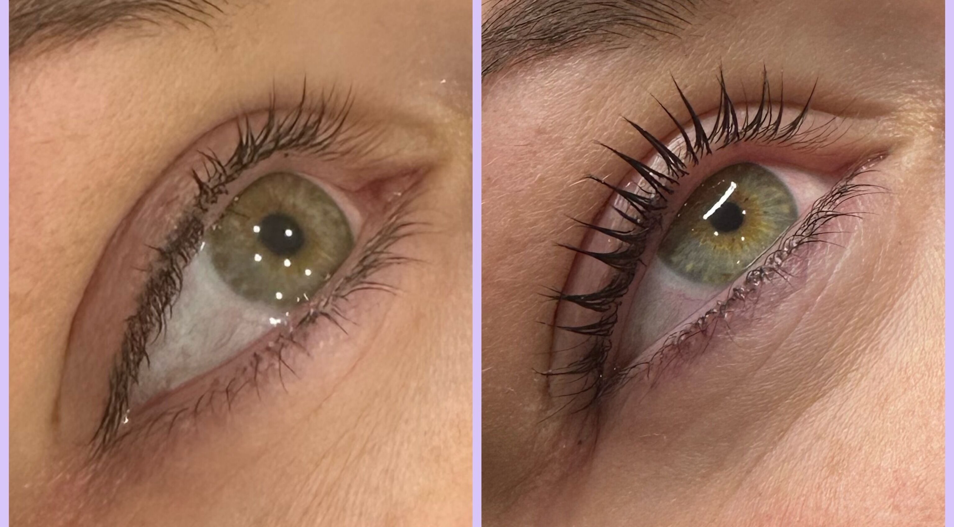 EveLashes, Brows & Beauty in Southampton, England, GB showcases stunning lash enhancement results.