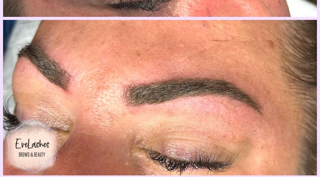 Beautiful eyebrow enhancement at EveLashes, Brows & Beauty in Southampton, England, GB showcasing precision artistry.