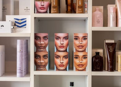 Diverse beauty products on display at M.O.H & Co, Melbourne, Victoria, AU for skin and hair care enthusiasts.