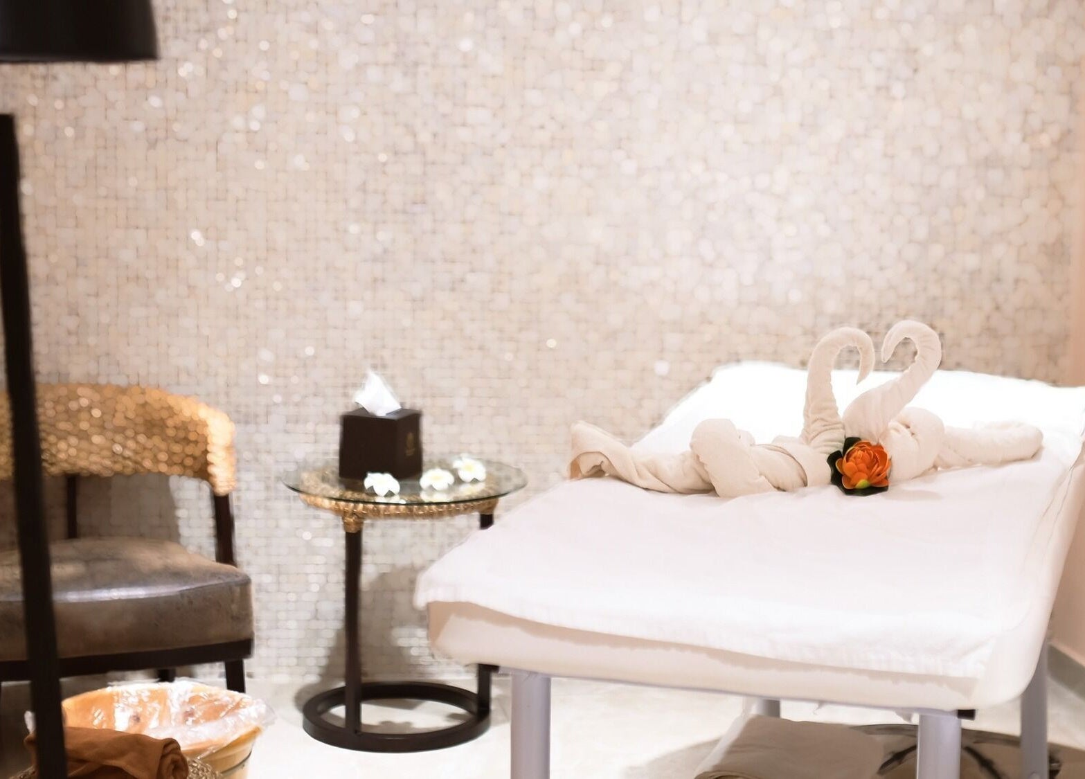 Relaxing massage table at Herbal Spa D.O.O. Podružnica 2, Centar, Sarajevo, Federacija Bosne i Hercegovine, BA.