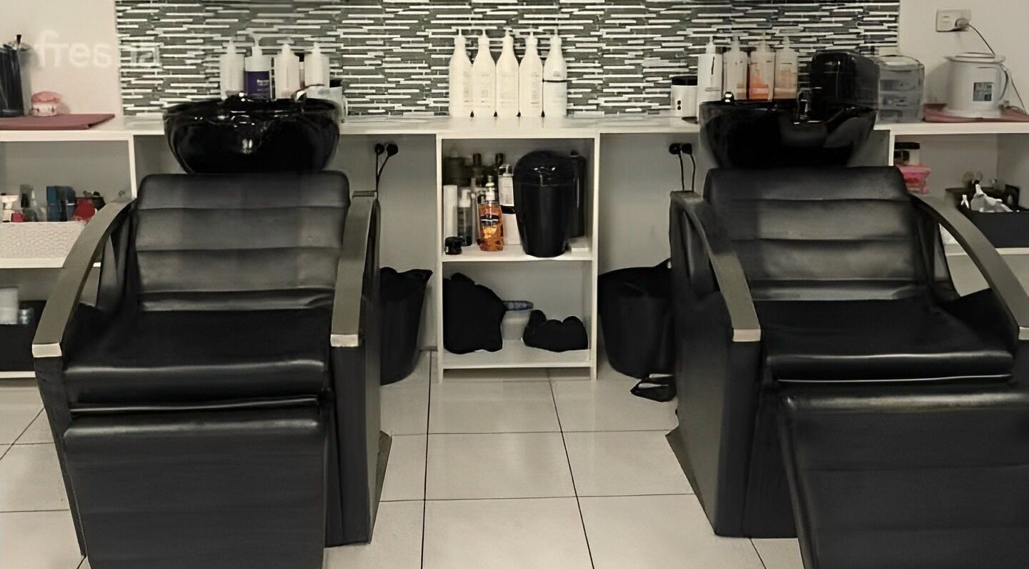 Luxurious shampoo chairs at Angelic Hair & Beauty, Kallangur, Queensland, AU, offering premium hair care services.