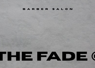 Logo de THE FADE | Barber Salon en Vitoria-gasteiz, País Vasco, ES en fondo gris.