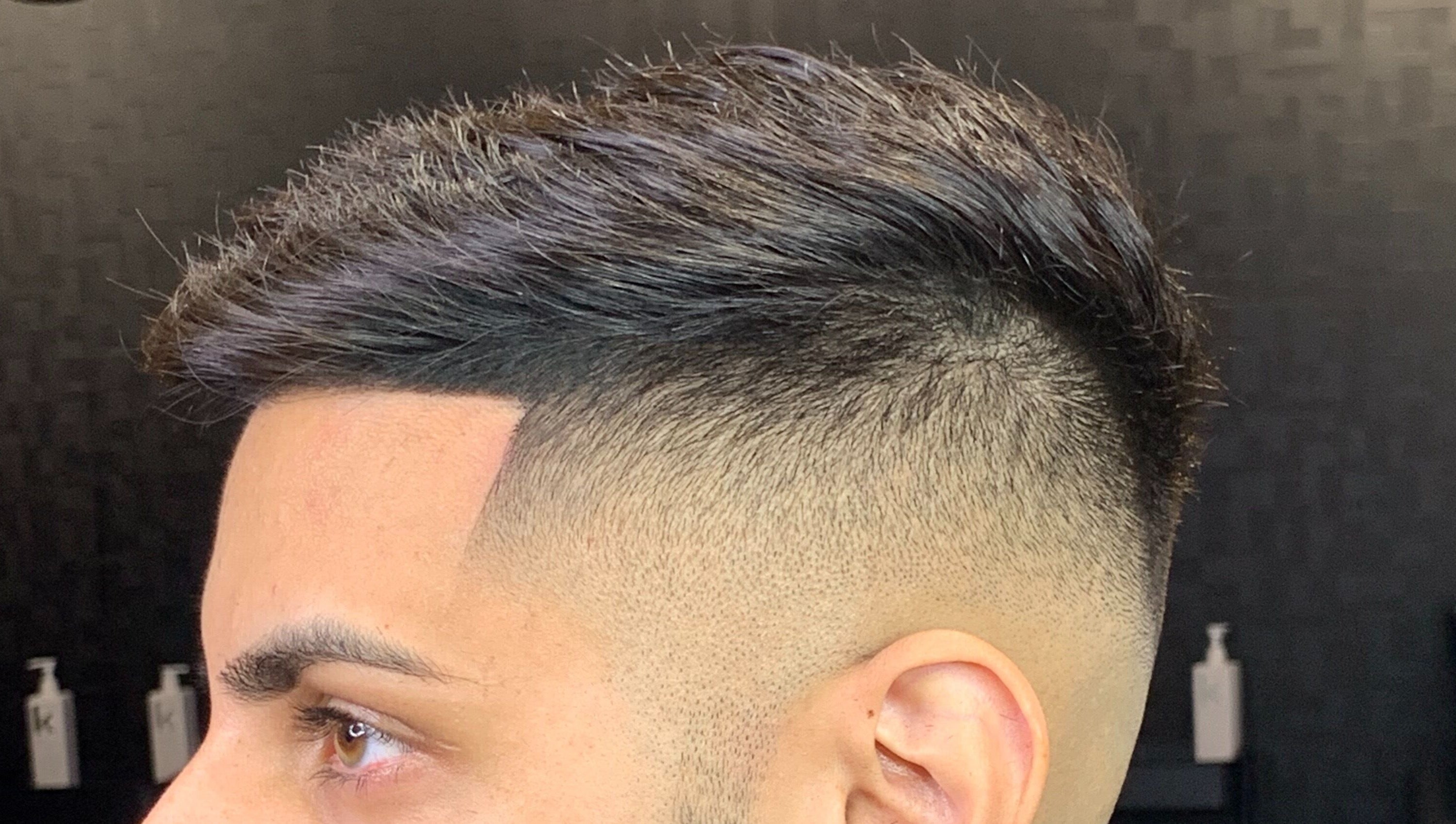 Expertly crafted fade haircut at Zayythebarber in Surrey, British Columbia, CA showcasing precision and style.