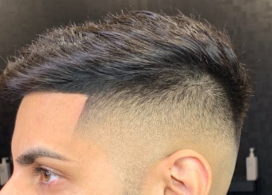 Expertly crafted fade haircut at Zayythebarber in Surrey, British Columbia, CA showcasing precision and style.