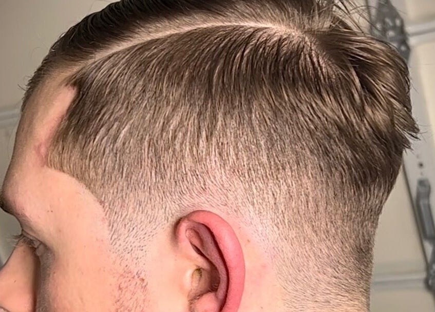 Precision haircut at Zayythebarber, Surrey, British Columbia, CA showcases expert styling and sharp lines.