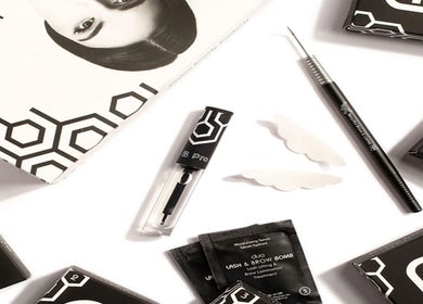 Lash and brow products at Jasia Holistic @The Health & Beauty Clinic, London, England, GB.
