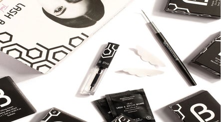 Lash and brow products at Jasia Holistic @The Health & Beauty Clinic, London, England, GB.