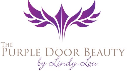 Logo of Purple Door Beauty, South Maclean, Queensland, AU with elegant purple design above text.
