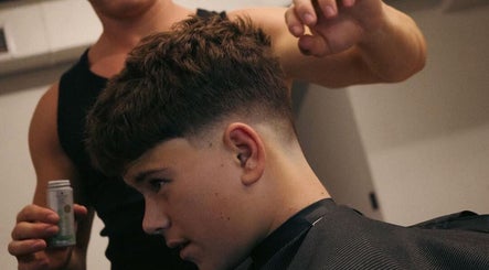 Stylish haircut at Studio 61 Barbershop, Long Jetty, New South Wales, AU, showcasing expert barber skills.