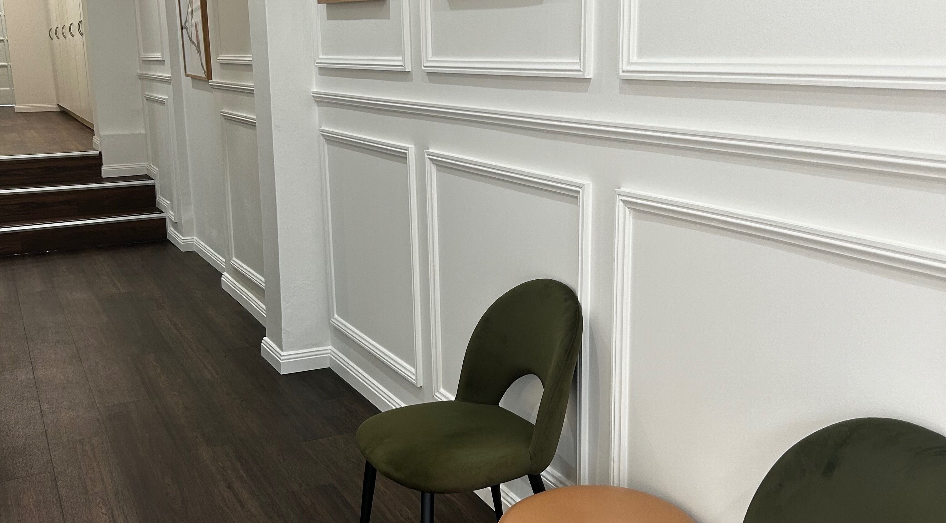 Elegant seating area at Brown Sugar Rozelle in Rozelle, New South Wales, AU with stylish decor and chairs.