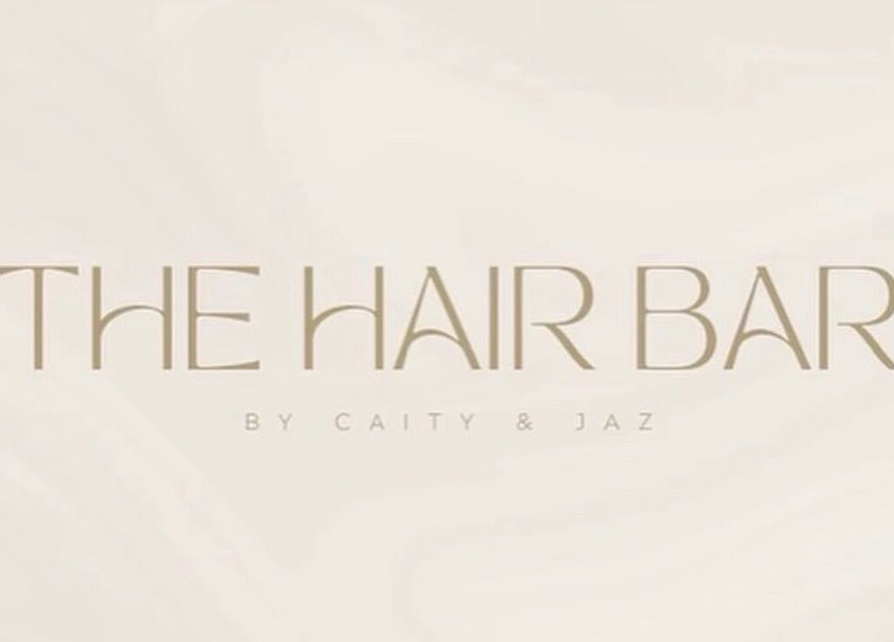Beautiful Hair By Jasmin -The Hair Bar logo in soft beige at Wyoming, New South Wales, AU.