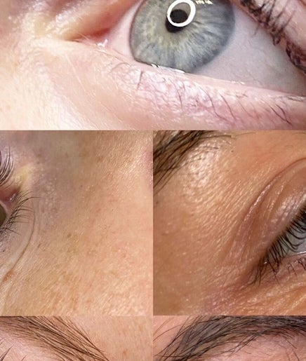 Close-up of eyelash extensions at Lovely Locks Rugby, enhancing natural beauty in Rugby, England, GB.