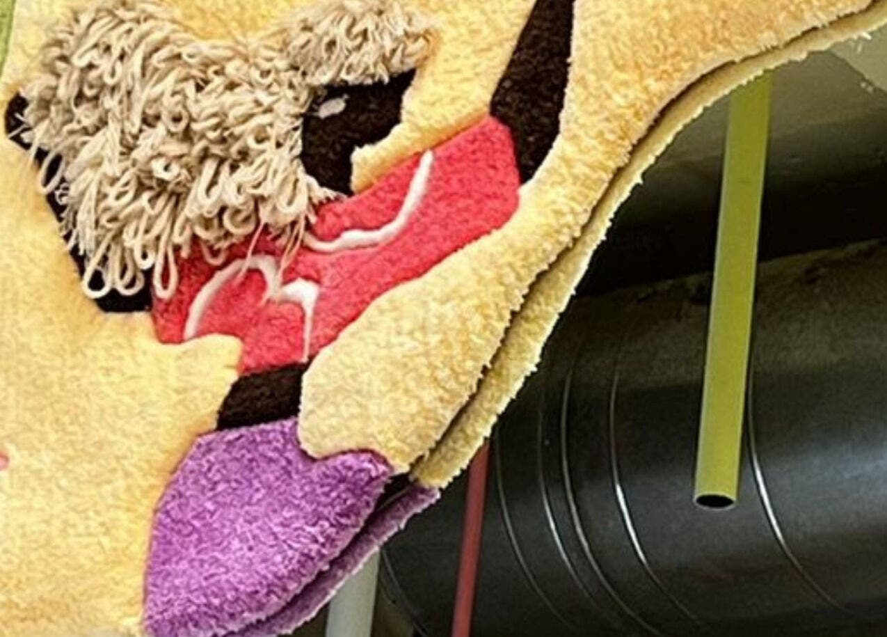 Colorful textile art at Mane and Natural | كيرلي بوتيك - Jeddah Branch, Jeddah, Makkah Province, SA.