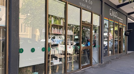 Street view of Hair by Florie in Surry Hills, New South Wales, AU, showcasing stylish salon exterior.