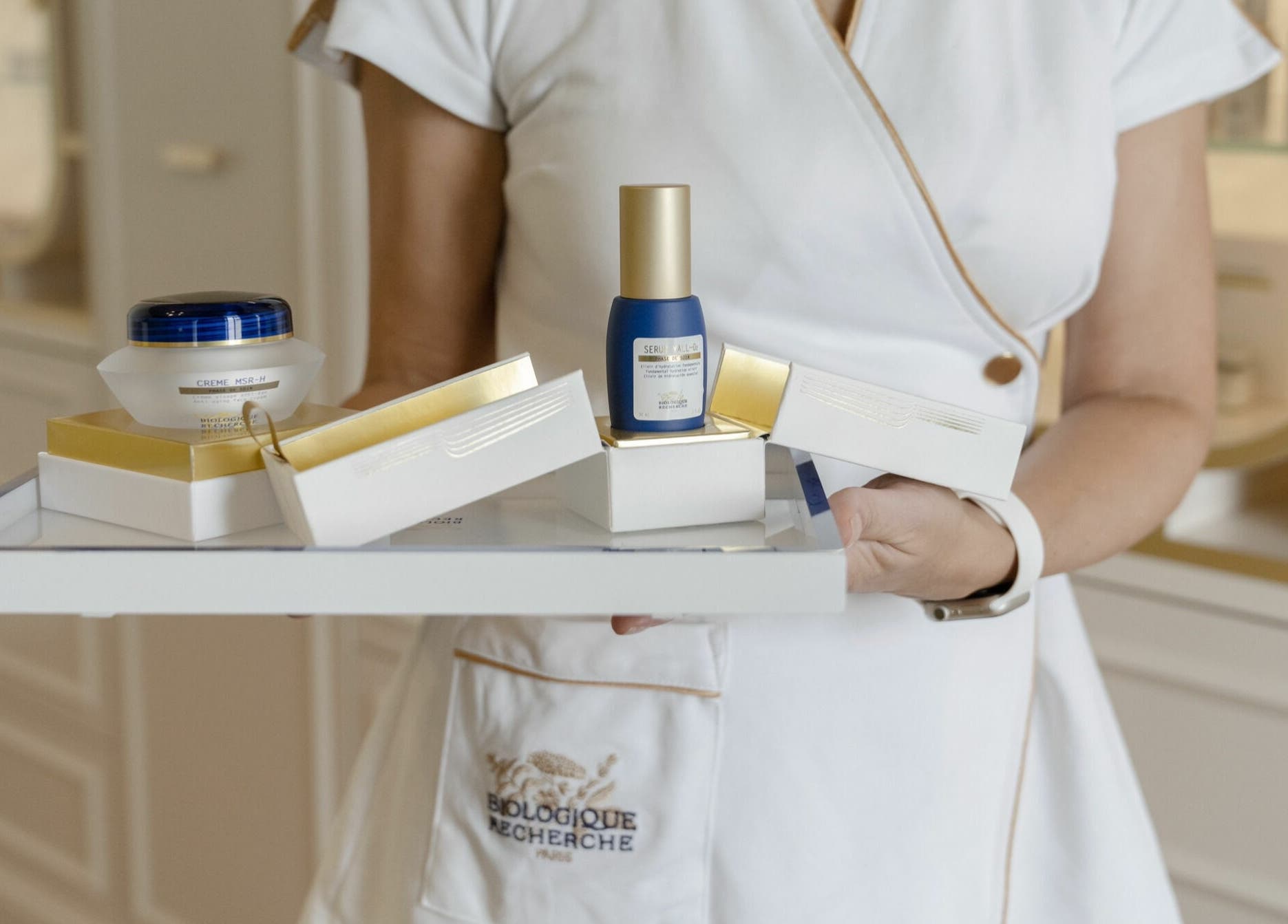 Premium skincare products at Ambassade Biologique Recherche Zürich, Zürich, Zürich, CH.