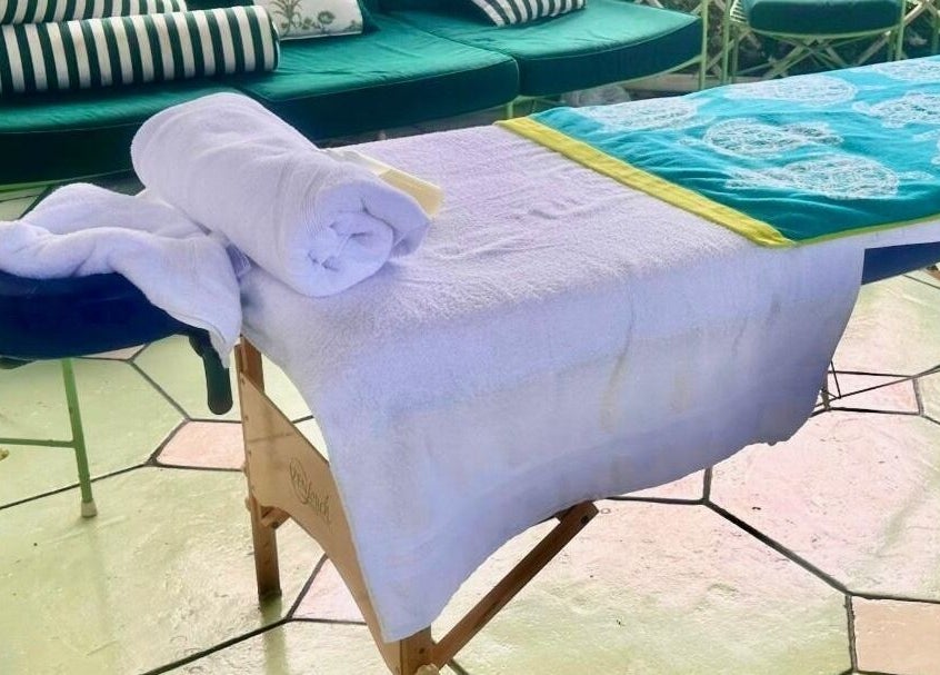 Massage table at Serenity and Bliss Mobile Massage Barbados, Saint Michael, Saint Michael, BB.