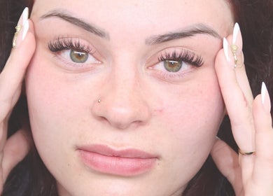 Facial closeup at Meraki Beauty Aesthetics, High Wycombe, England, showcasing luxurious skincare results.