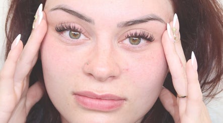 Facial closeup at Meraki Beauty Aesthetics, High Wycombe, England, showcasing luxurious skincare results.