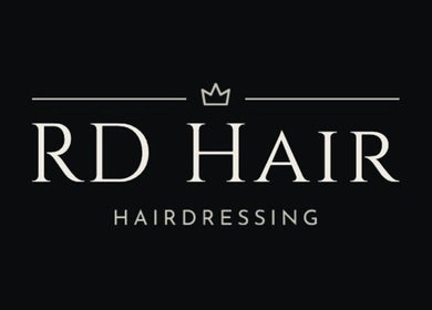 Elegant RD Hair logo showcasing distinctive hairdressing style in Ixworth, England, GB.