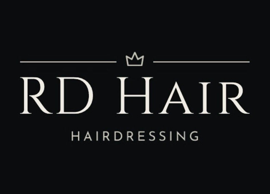 Elegant RD Hair logo showcasing distinctive hairdressing style in Ixworth, England, GB.