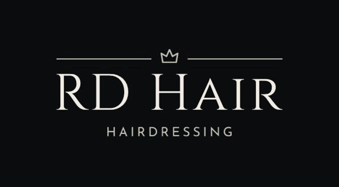 Elegant RD Hair logo showcasing distinctive hairdressing style in Ixworth, England, GB.