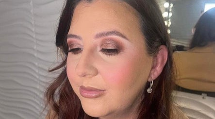 Client with elegant makeup at Hotspot Beauty Studio, Rotherham, England, GB.