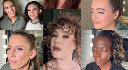 Diverse clients showcase makeup looks at Hotspot Beauty Studio, Rotherham, England, GB.