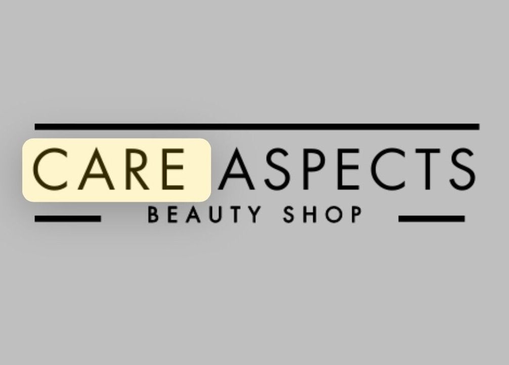 Logo of Care Aspects Beauty Shop UDH, Udhailiyah, Eastern Province, SA featuring elegant typography.