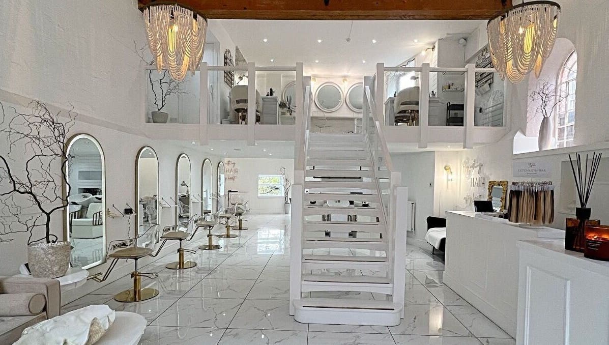 Elegant interior of Diane at Aura in Chester, England, GB showcasing modern design and luxury seating.