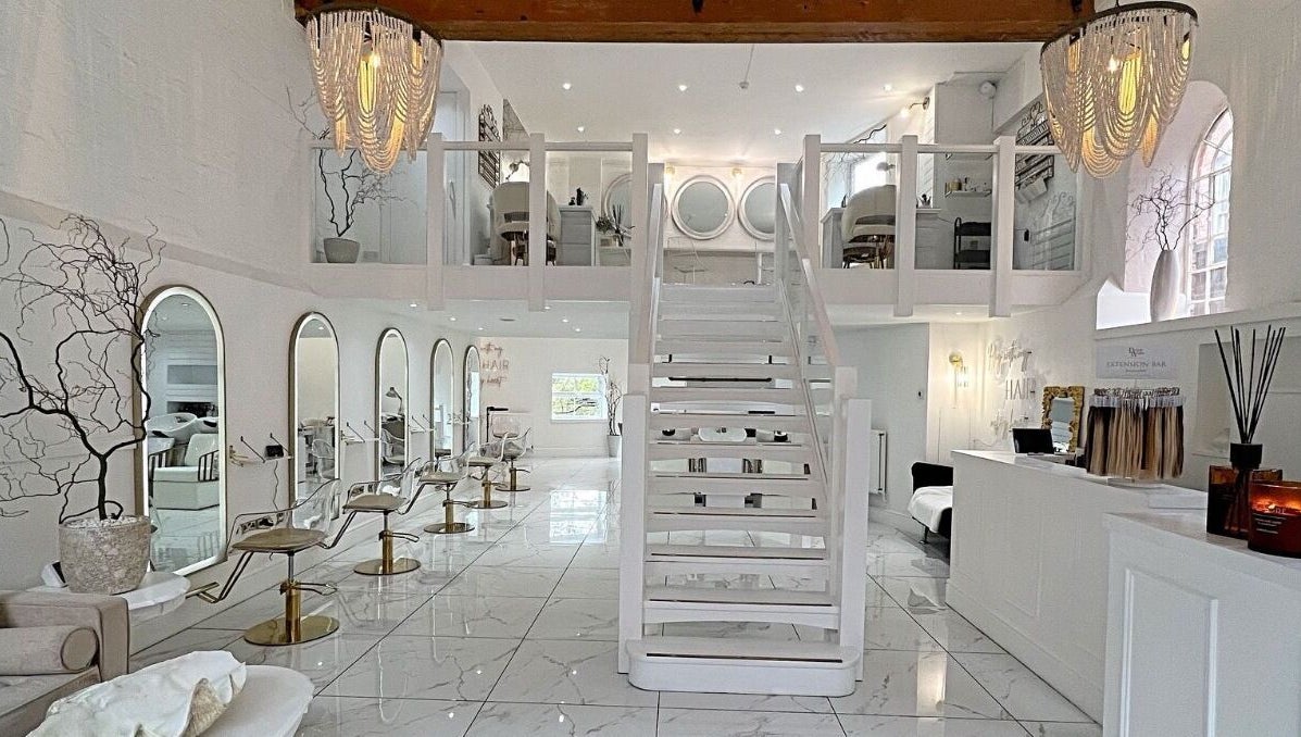 Elegant interior of Diane at Aura in Chester, England, GB showcasing modern design and luxury seating.