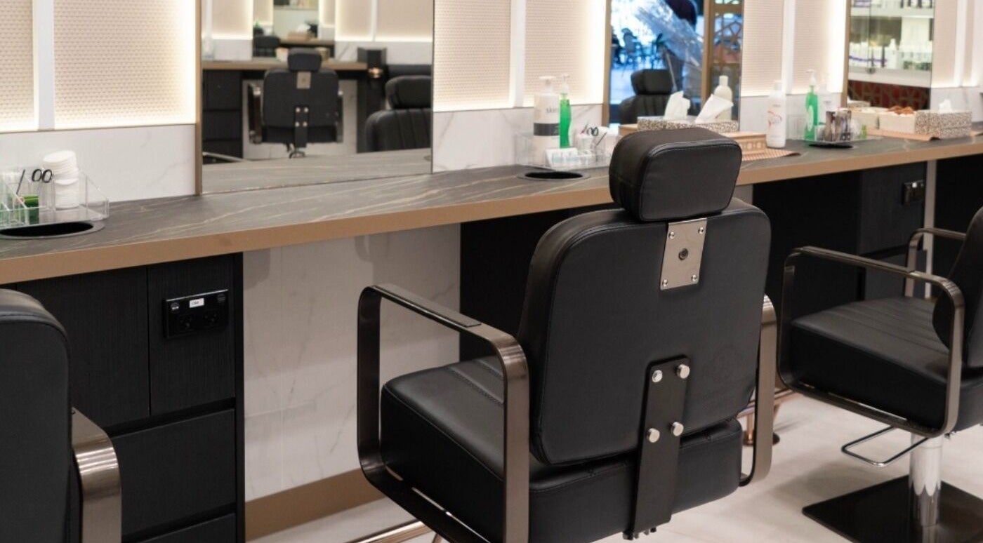 Modern salon chairs at Indian Beauty Secrets | The Ponds, New South Wales, AU reflect upscale ambiance.