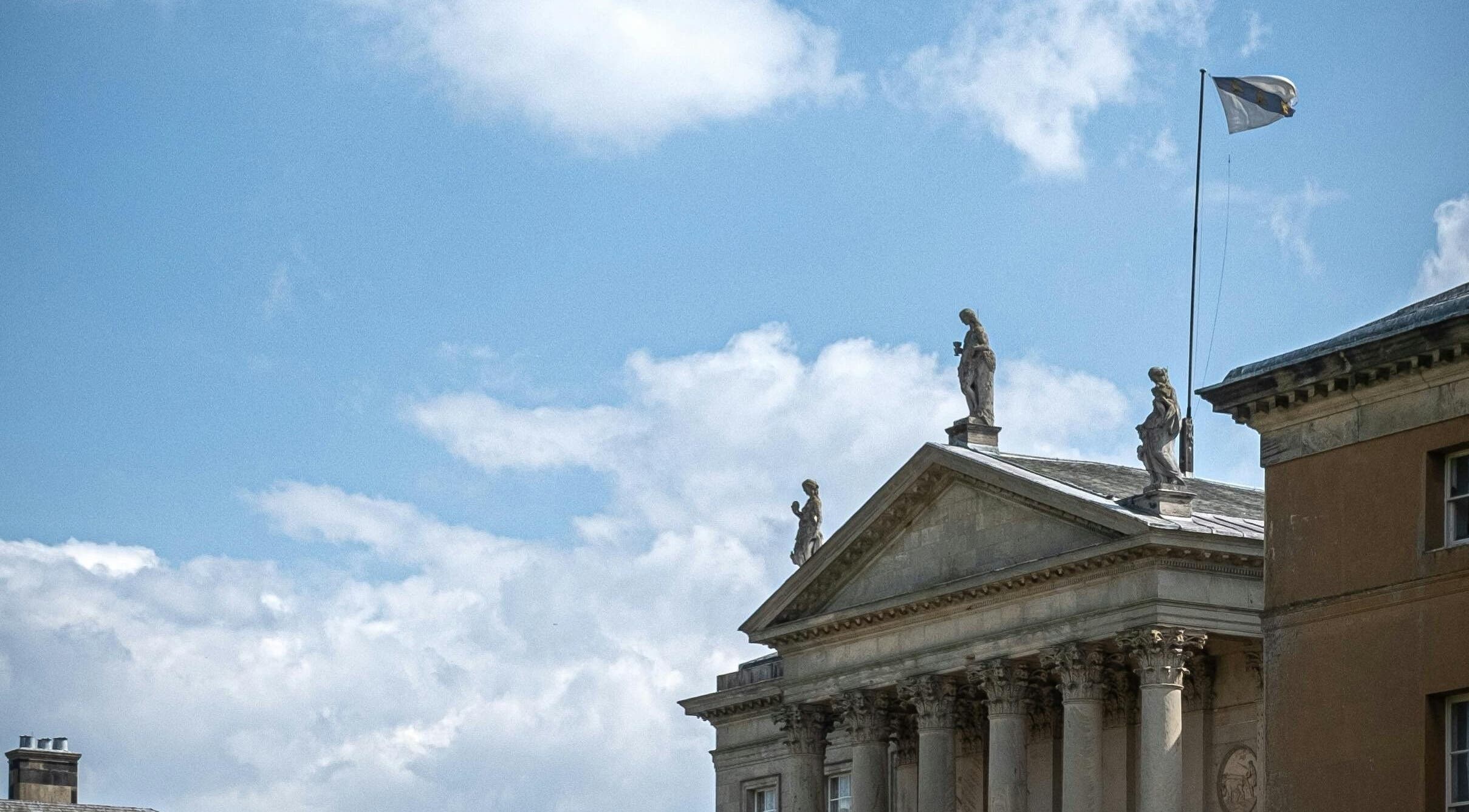 Majestic historic building with statues in Derby, near Diamond Mobile Massage Derby, Derby, England, GB.