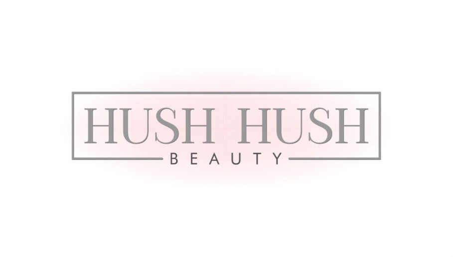 Hush Hush Beauty logo in Old Windsor, England, GB. Stylish emblem of luxury beauty services.