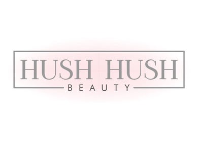 Hush Hush Beauty logo in Old Windsor, England, GB. Stylish emblem of luxury beauty services.