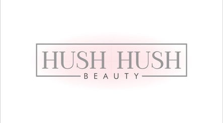 Hush Hush Beauty logo in Old Windsor, England, GB. Stylish emblem of luxury beauty services.