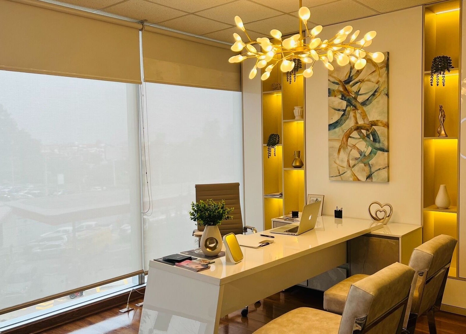 Oficina elegante de Biosense Clinica Laser - La Molina, La Molina, Provincia De Lima, PE iluminada y moderna.