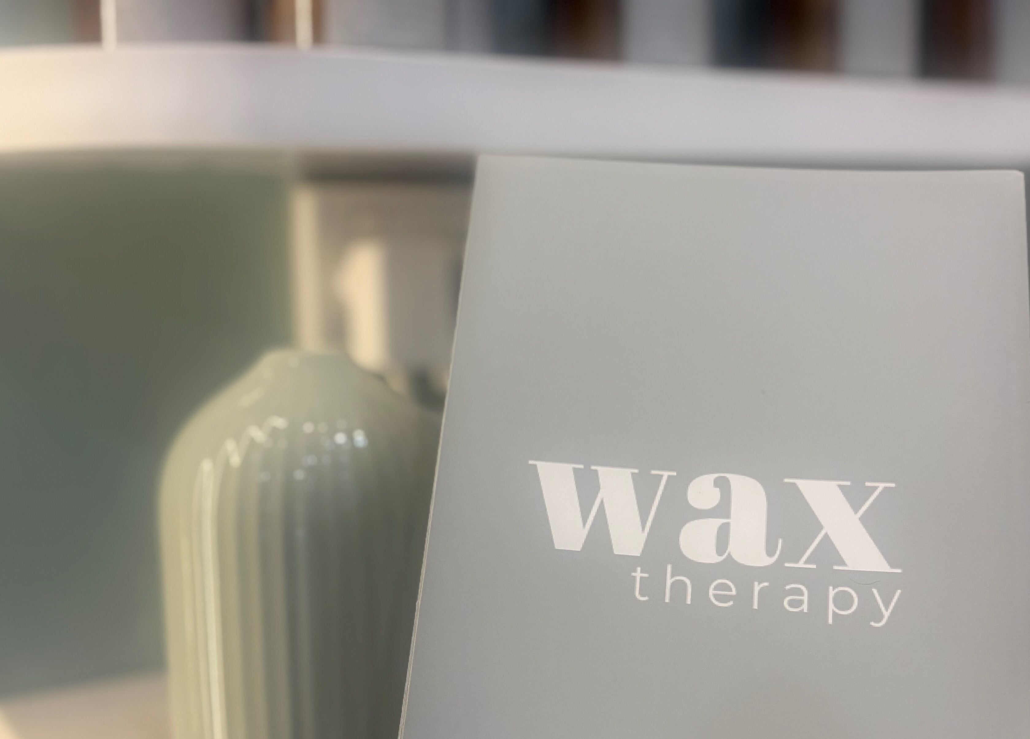 Elegant Wax Therapy Hyperdome sign at Loganholme, Queensland, AU location. Modern and inviting.