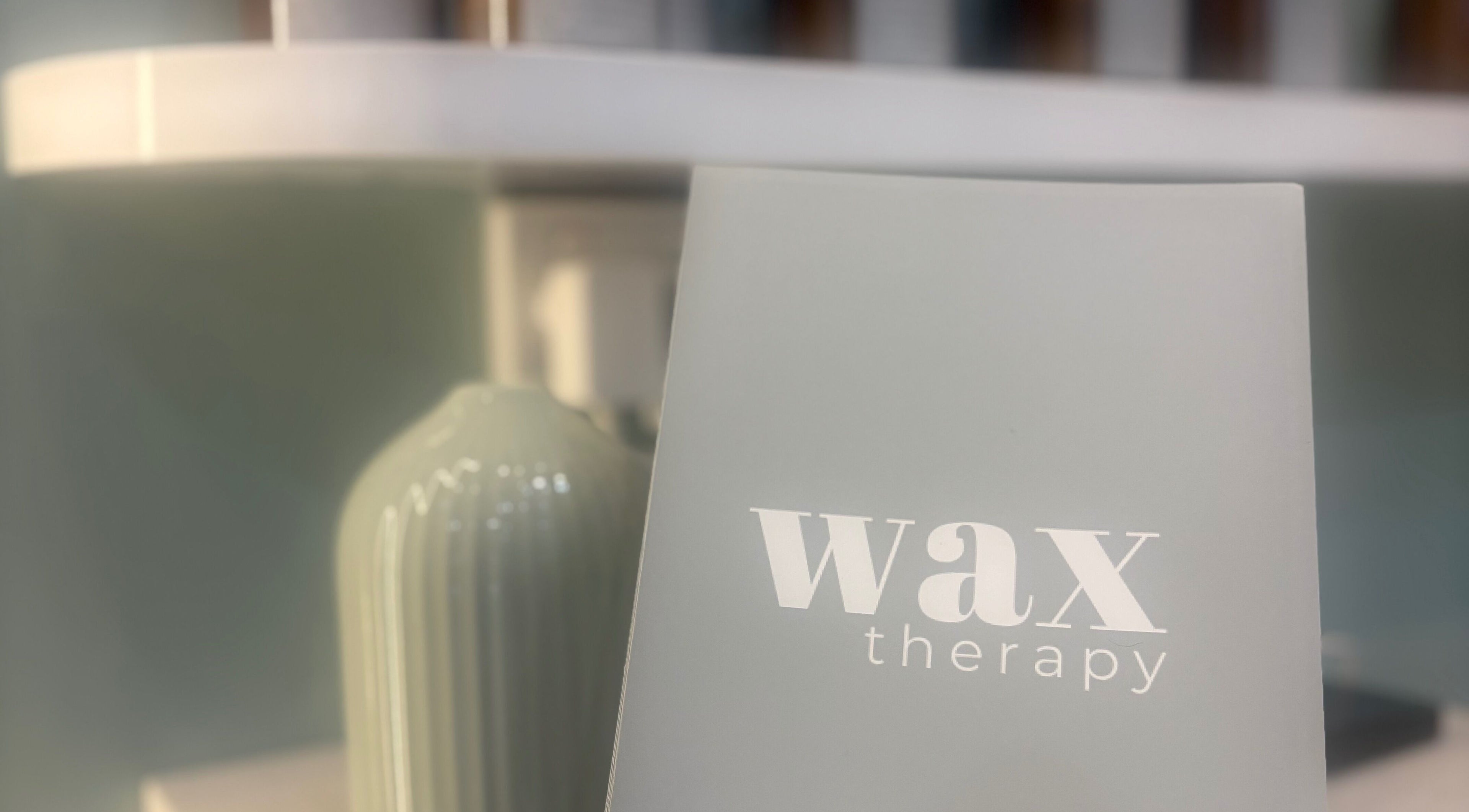 Elegant Wax Therapy Hyperdome sign at Loganholme, Queensland, AU location. Modern and inviting.