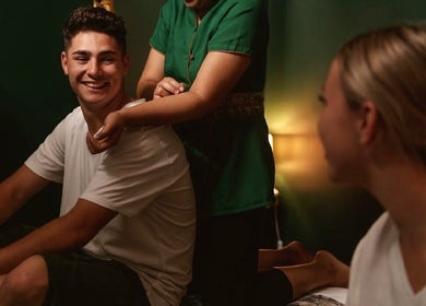 Massage session at Mumsabai Therapeutic Massage Clinic Est 2008 in Coogee, New South Wales, AU for relaxation.