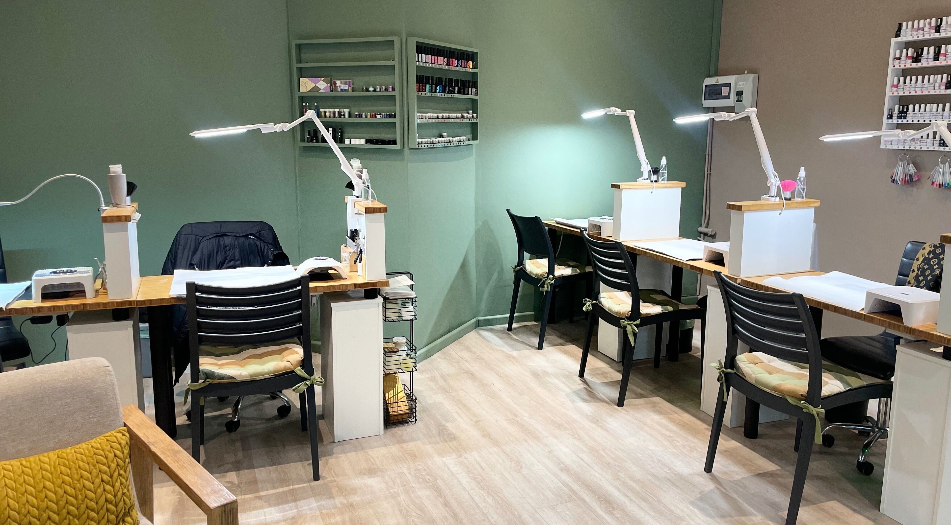 Salon Suzette - Laser, Skin and Nail Clinic spacious nail area in Cape Town, Western Cape, ZA.