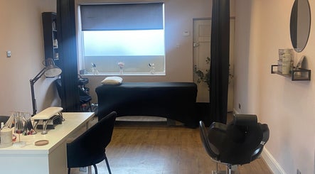 Cozy beauty treatment room in Lauren Giorgia’s House Of Beauty, Measham, England, GB.
