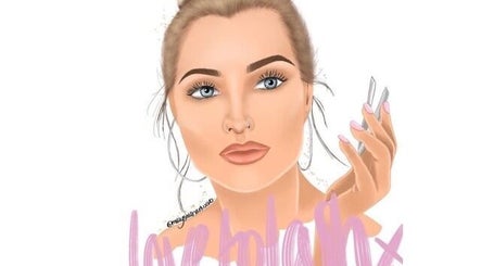 Illustration of beauty service by Lovetolashx, Rubery, England, GB.